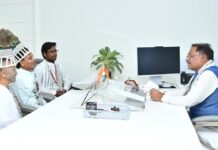 मुख्यमंत्री श्री साय से अखिल भारतीय रामनामी महासभा के प्रतिनिधियों ने की सौजन्य भेंट