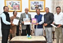 पूर्व राज्यपाल रमेश बैस ने मुख्यमंत्री विष्णु देव साय से की सौजन्य मुलाकात