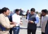 यातायात दबाव कम करने हेतु प्रस्तावित सड़कों का कलेक्टर ने किया निरीक्षण