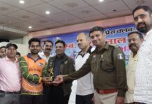 क्रिकेट प्रेमियों पर छाया स्व. केशव लाल मेहता स्मृति क्रिकेट प्रतियोगिता का खुमार