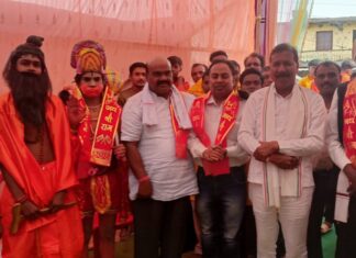 गुहा निषाद राज जयंती पर धीवर समाज ने चाम्पा में निकाली भव्य शोभायात्रा