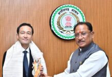 मुख्यमंत्री विष्णु देव साय से जापान दूतावास के राजनीतिक मामलों के मंत्री आबे नोरिआकि ने की सौजन्य मुलाकात