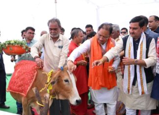 मुख्यमंत्री विष्णुदेव साय ने गौधाम योजना का किया शुभारंभ : प्रदेश में गोधन संरक्षण को मिला नया आधार