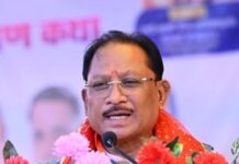 मुख्यमंत्री ने जुनवानी नर्मदा धाम में की पंच कुंडीय श्री रुद्र महायज्ञ की परिक्रमा