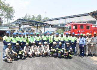 बालको ने मेटल डिवीजन पेट्रोल पंप में अग्नि आपातकालीन मॉक ड्रिल का किया आयोजन