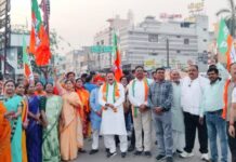 तीन राज्यों में ऐतिहासिक जीत, कोरबा में भाजपा का भव्य विजय उत्सव