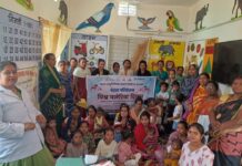 बालको ने समुदाय में मलेरिया जागरूकता अभियान चलाया