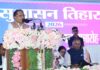 मुख्यमंत्री विष्णुदेव साय ने धमतरी में सुशासन तिहार के तहत 465 करोड़ रुपये के 102 विकास कार्यों की दी सौगात