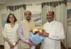 राज्यपाल रमेन डेका ने किया लोकसभा अध्यक्ष बिड़ला का आत्मीय स्वागत