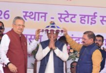 मुख्यमंत्री विष्णु देव साय की ने राजनांदगांव में 510 करोड़ रुपये से अधिक लागत के 333 विकास कार्यों का किया लोकार्पण-भूमिपूजन