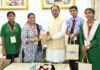 राष्ट्रपति से भेंट कर लौटे प्रतिभावान विद्यार्थियों ने मुख्यमंत्री विष्णु देव साय से की सौजन्य मुलाकात